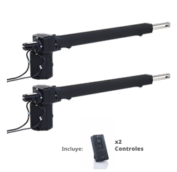 Brazos para puertas batientes