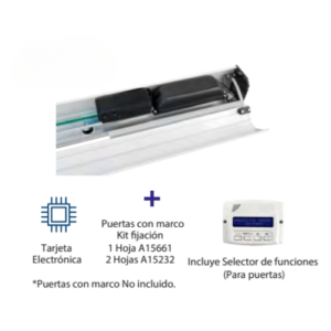 Kit completo Puerta Social Tore Brushless 4 Mts